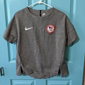 Rare! Nike Olympic Short Sleeve Sweatshirt